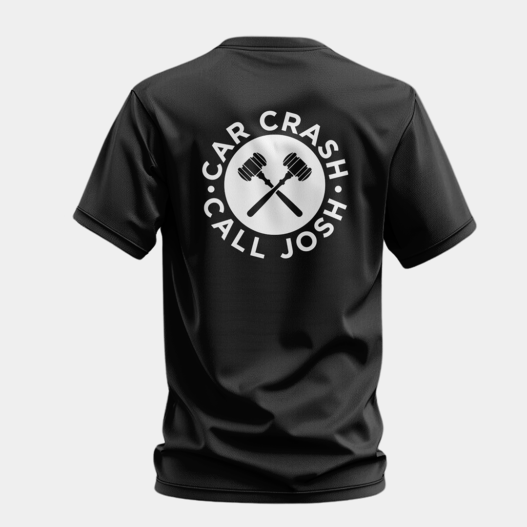 Car Crash? Call Josh! TEE (Black)